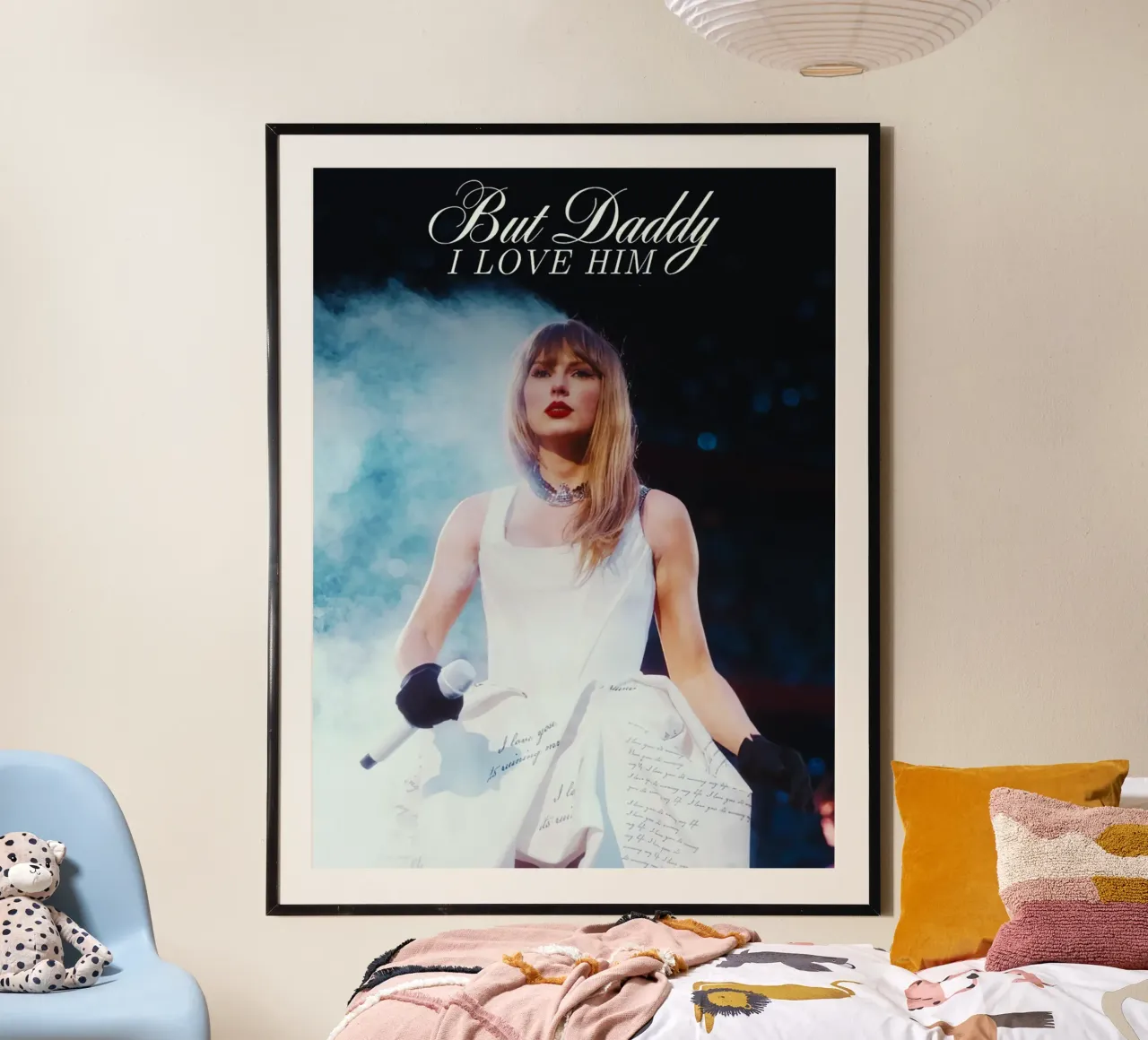 Taylor Swift poster con telaio in legno da Musadad Shop