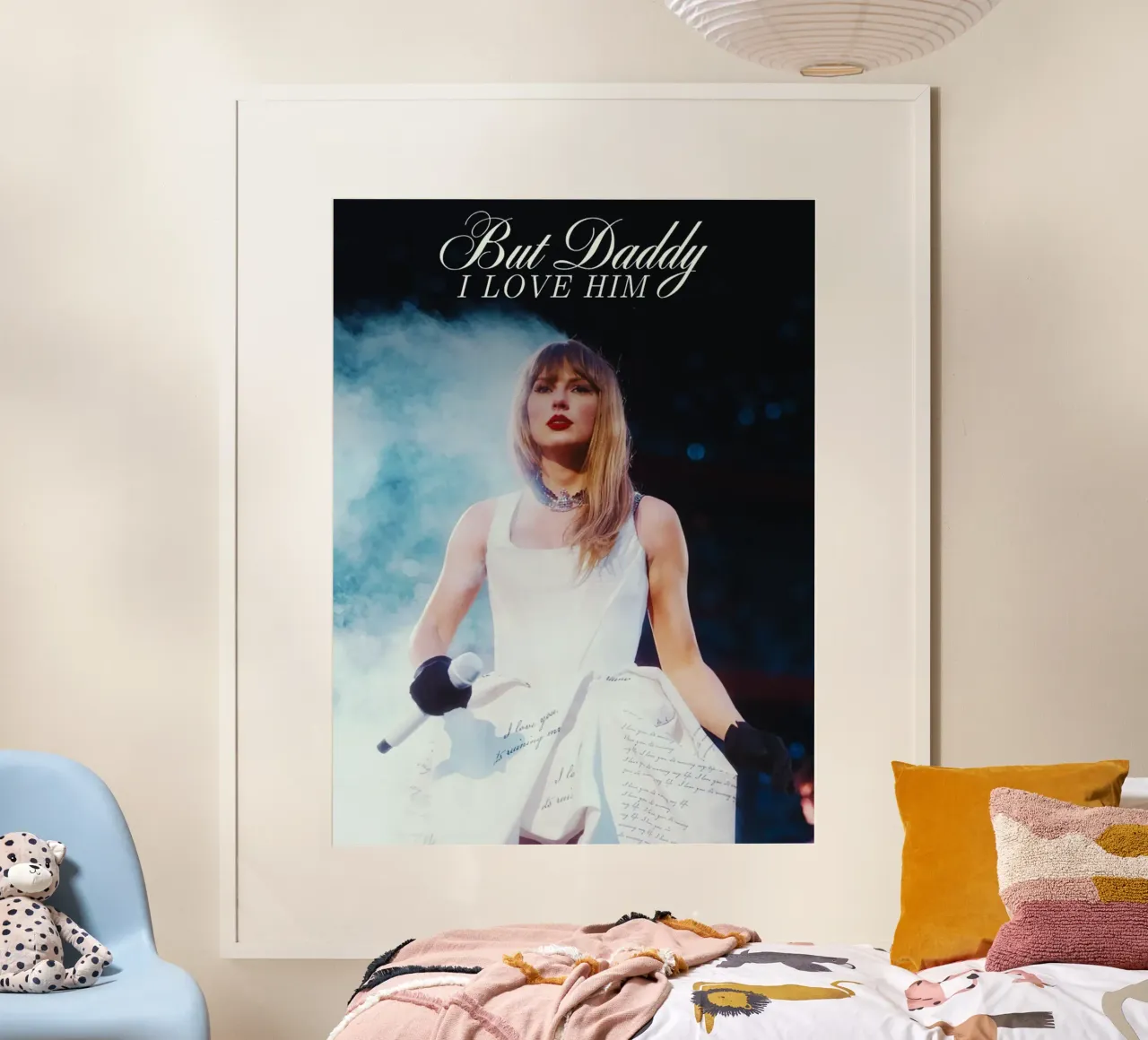 Taylor Swift poster con telaio in legno da Musadad Shop
