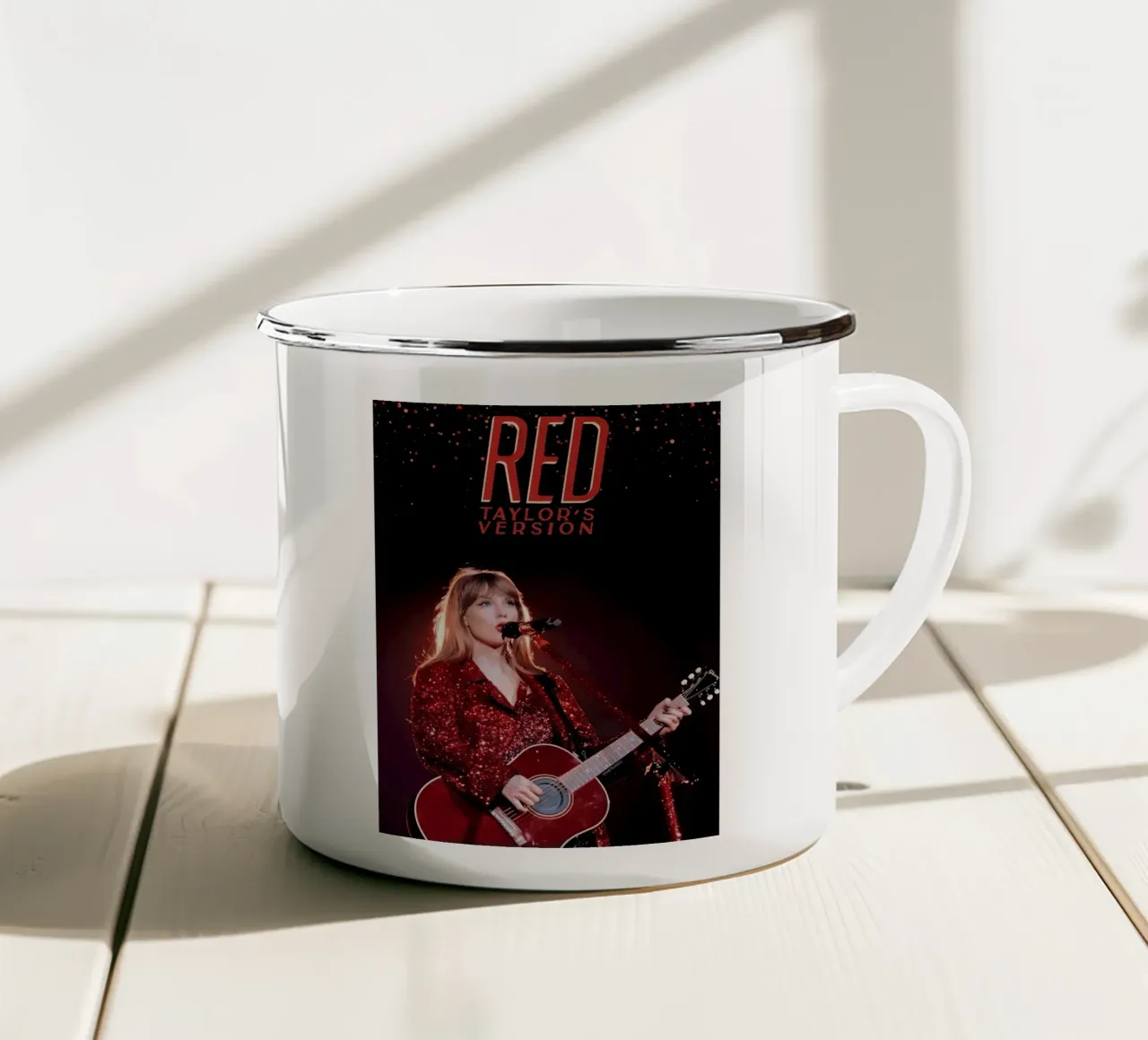 Taylor Swift Red tazza in smalto da Musadad Shop