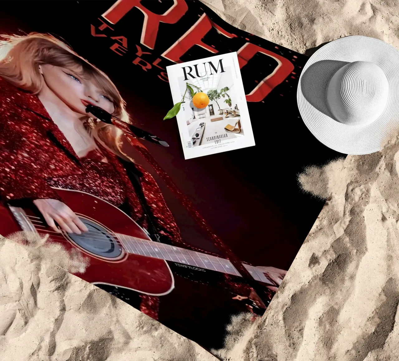 Taylor Swift Red telo mare da Musadad Shop