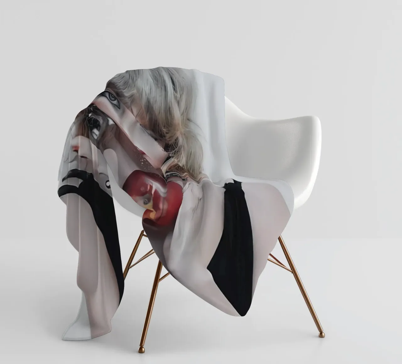 Taylor Swift Apple coperta in pile da Musadad Shop