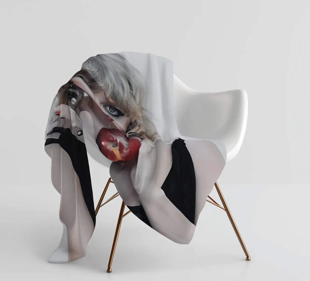 Taylor Swift Apple coperta in pile da Musadad Shop