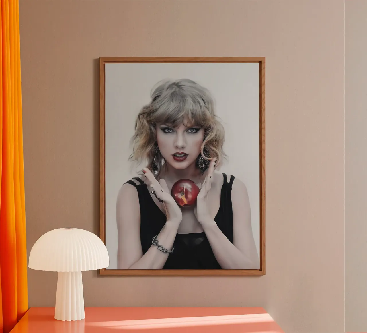 Taylor Swift Apple alluminio dibond da Musadad Shop