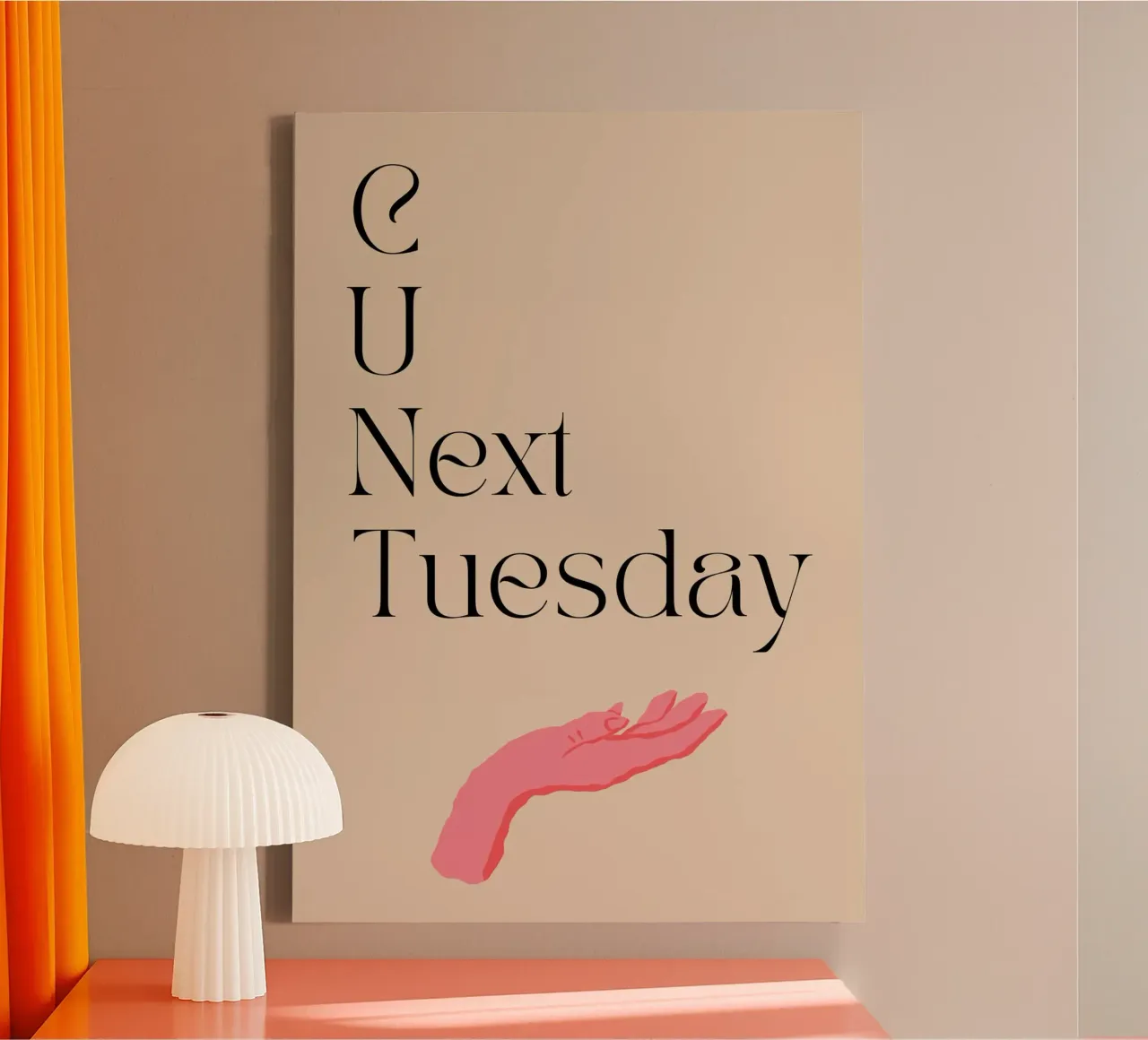 C u next Tuesday | Print | Digital Art | SATC | Funny | TV tela da PrintCessStudio