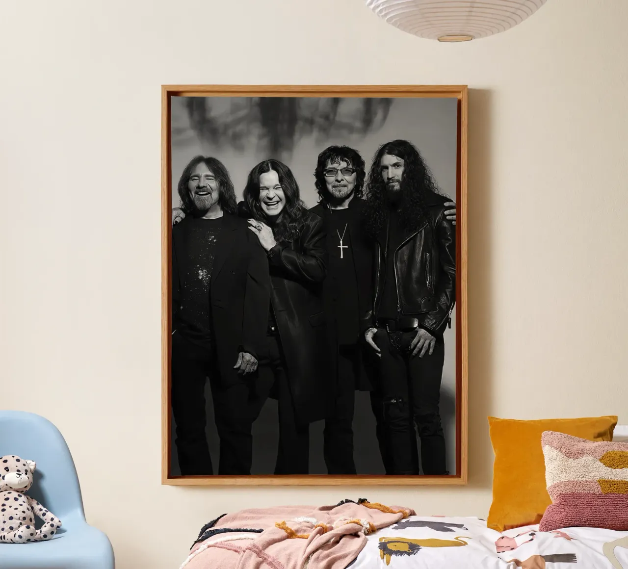 Black Sabbath tela con Cornice a cassetta da Musadad Shop