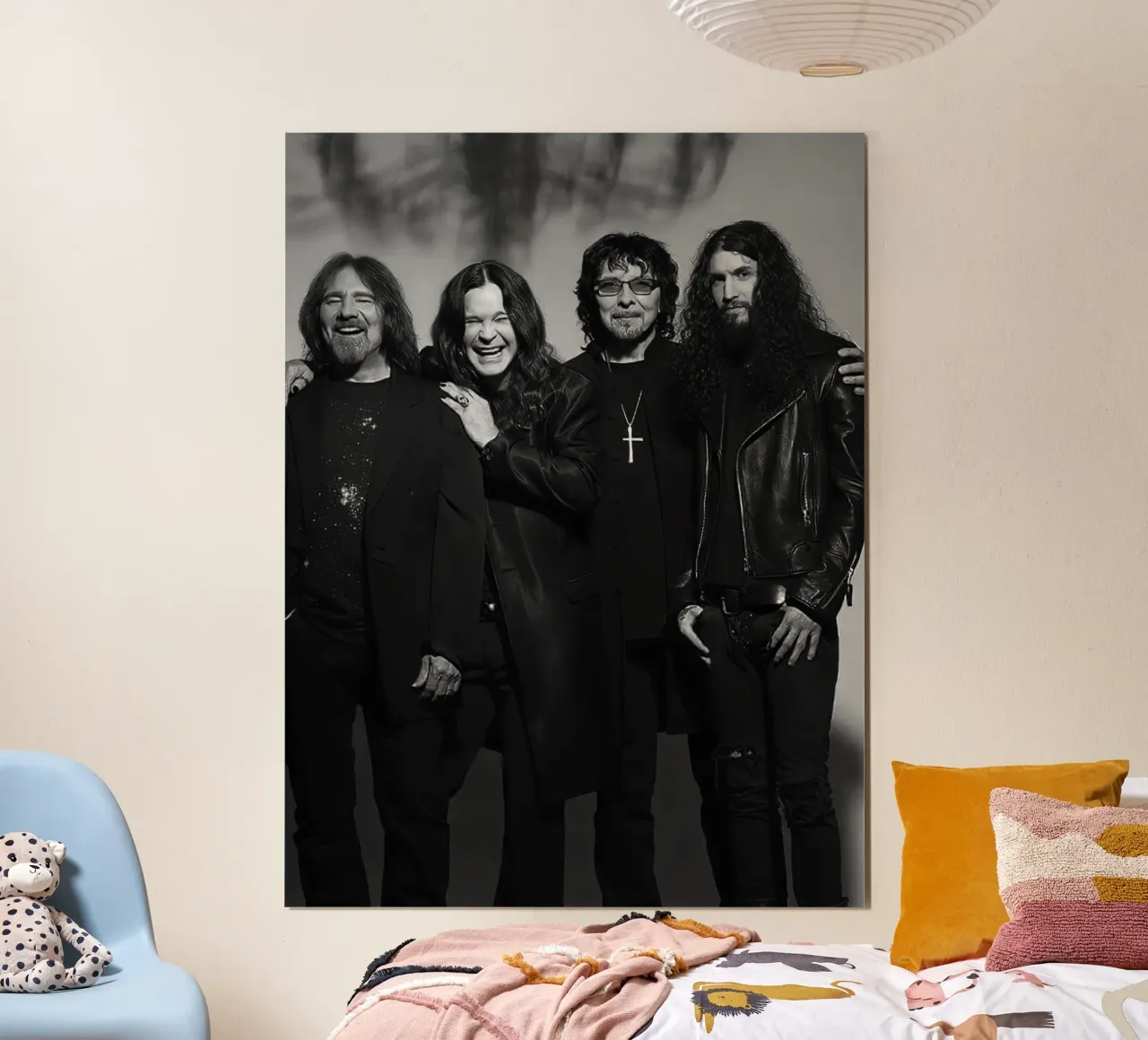 Black Sabbath poster con telaio in alluminio da Musadad Shop