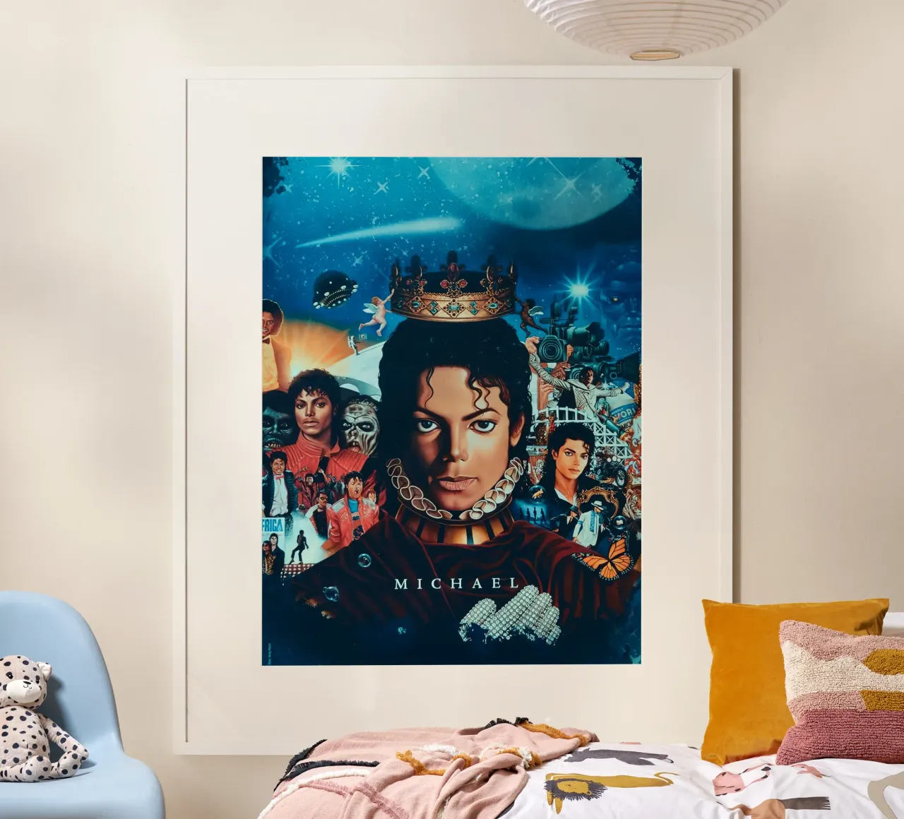 Michael Jackson poster con telaio in alluminio da Musadad Shop