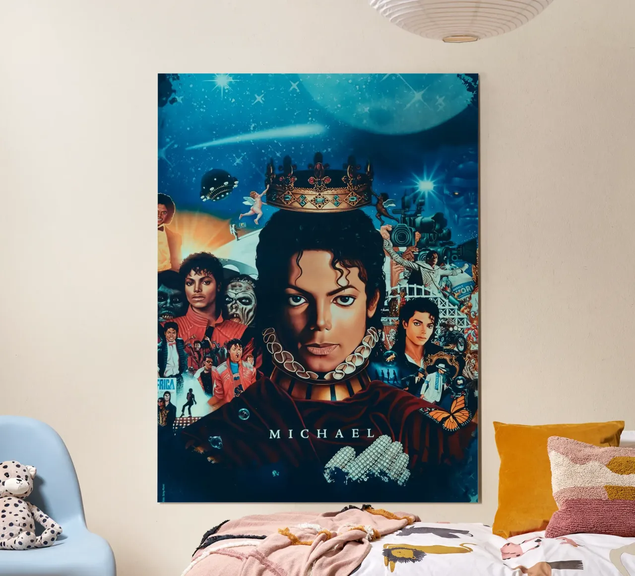Michael Jackson poster con telaio in alluminio da Musadad Shop