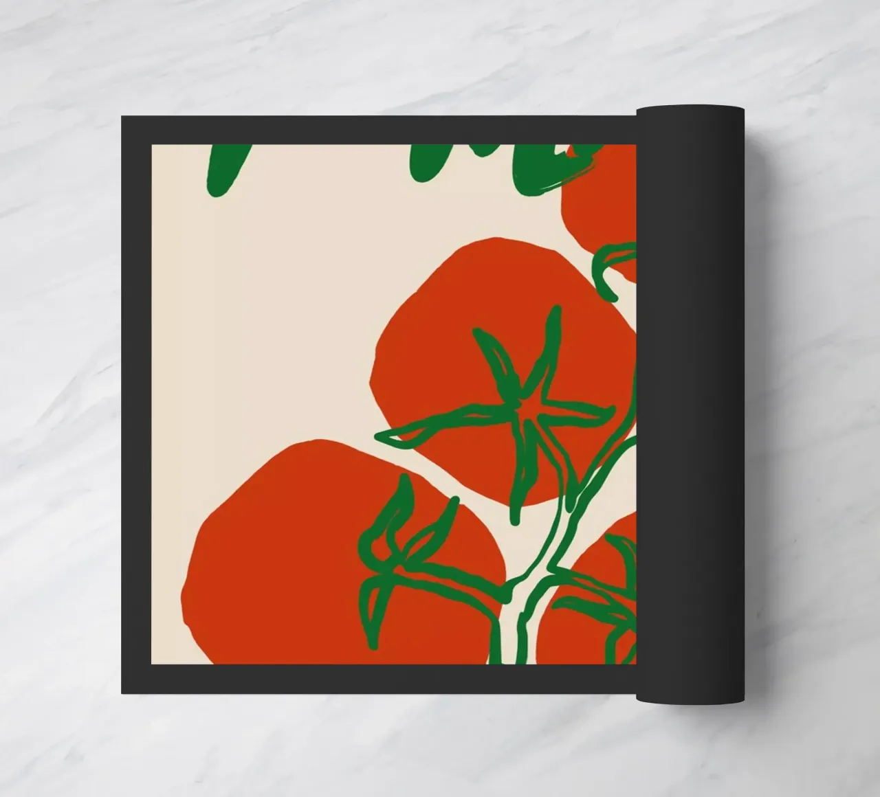 Boho Food 3 Tomato zerbino da Boho Print Collection