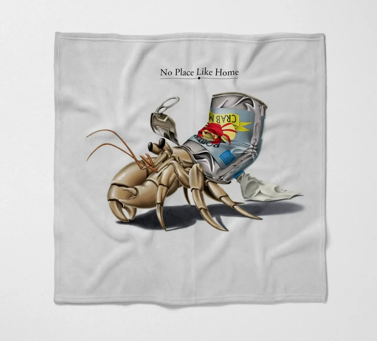 No place like home (Titled) coperta in pile da Rob Art | Illustration