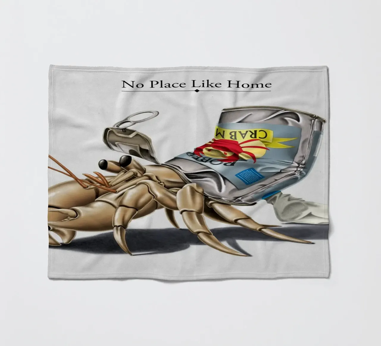 No place like home (Titled) coperta in pile da Rob Art | Illustration