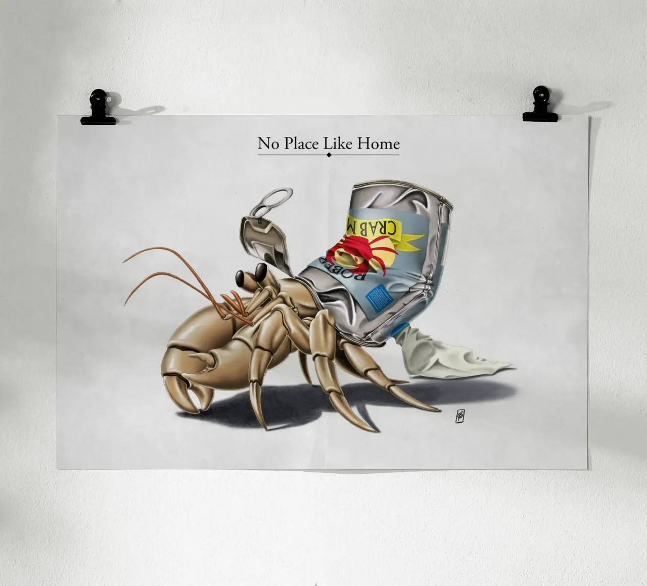 No place like home (Titled) carta hahnemühle da Rob Art | Illustration