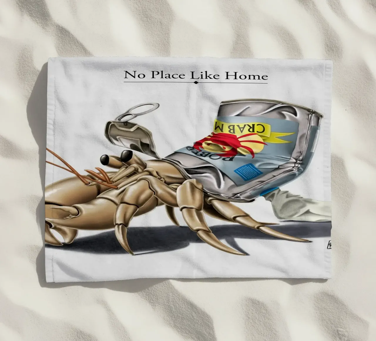 No place like home (Titled) telo mare da Rob Art | Illustration