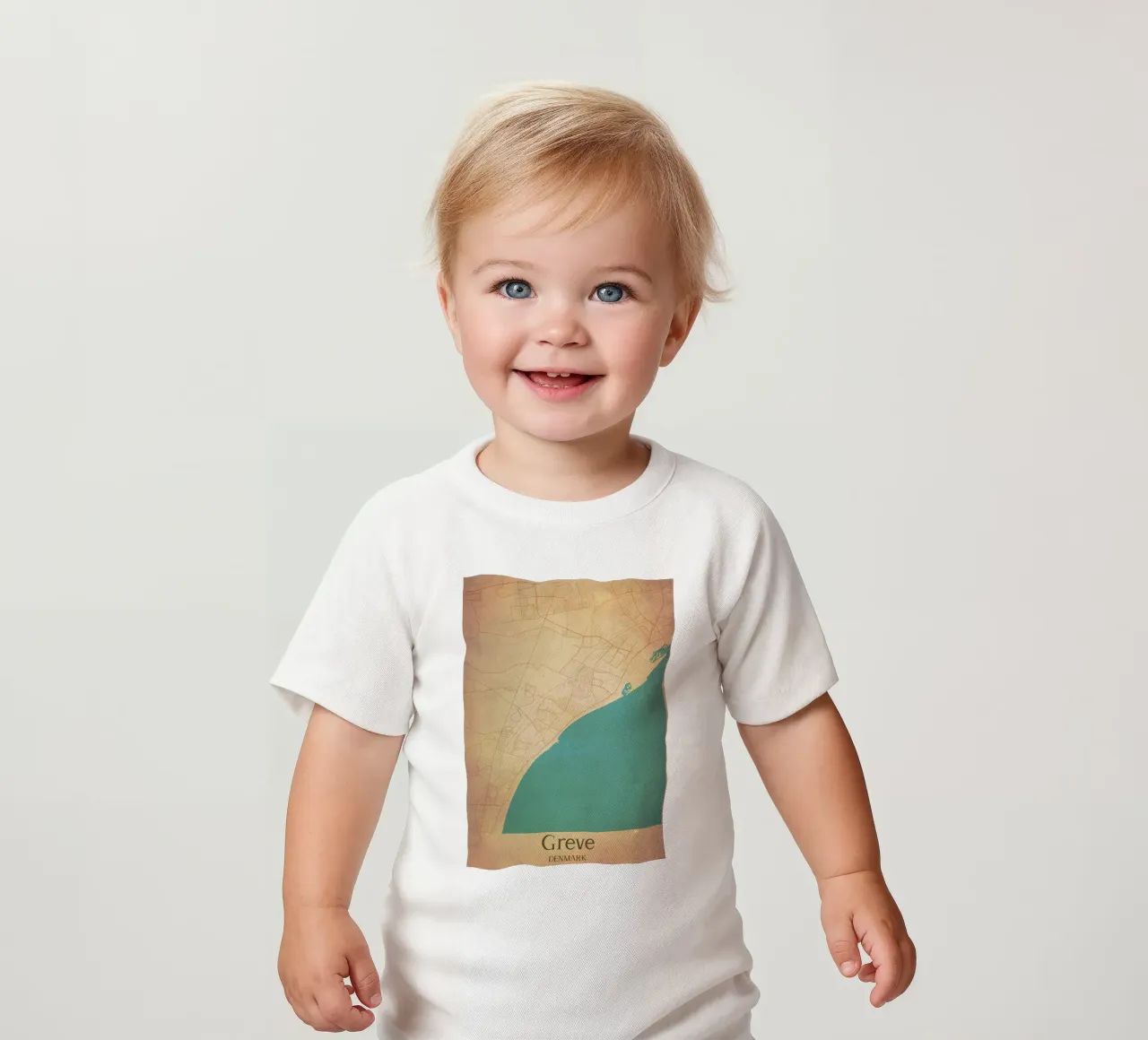 Greve DENMARK maglietta neonato da WorldPrint