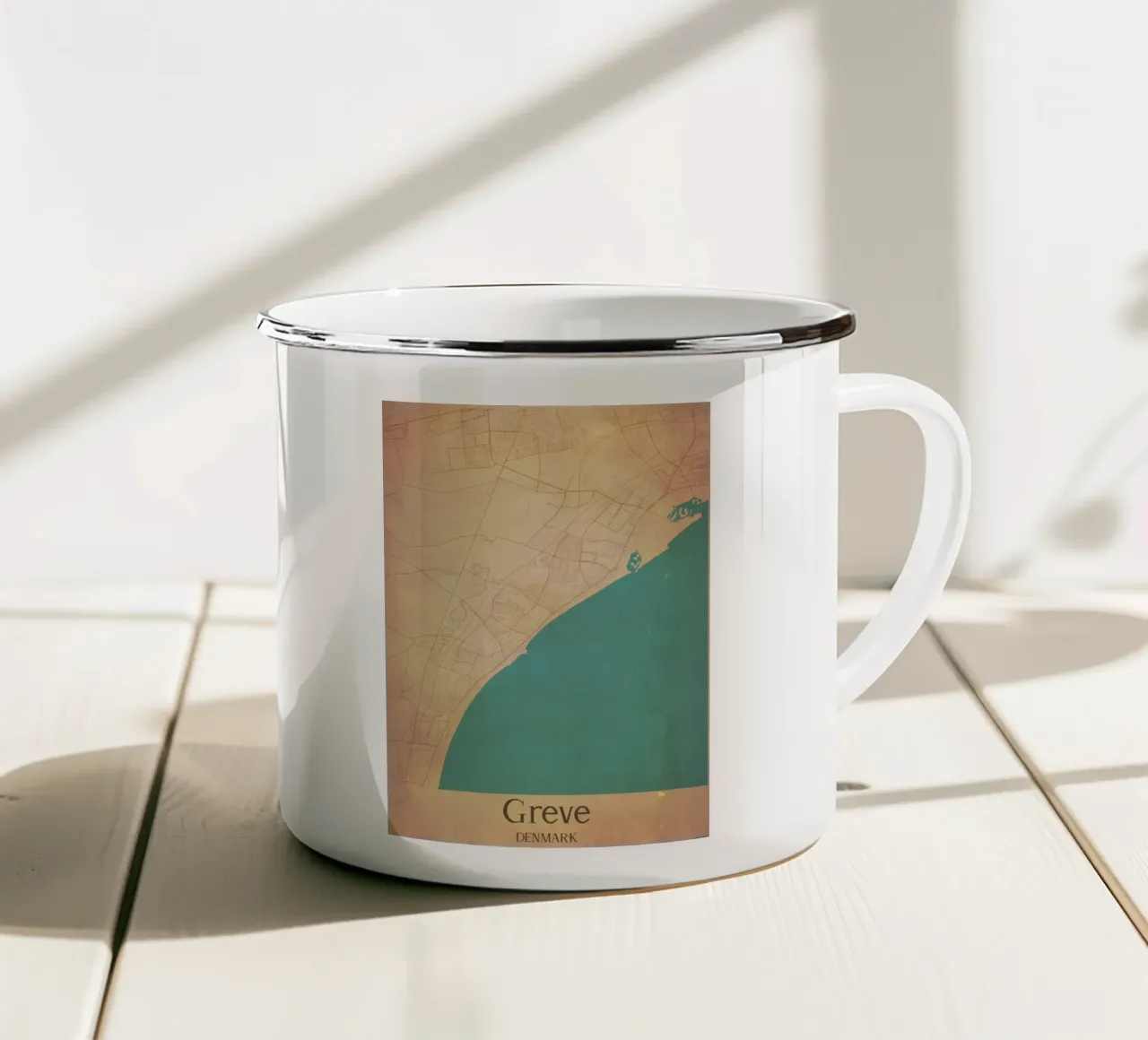 Greve DENMARK tazza in smalto da WorldPrint