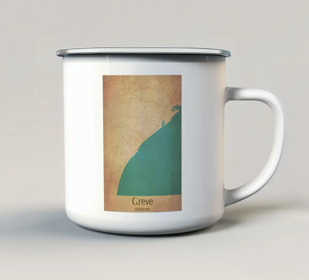 Greve DENMARK tazza in smalto da WorldPrint