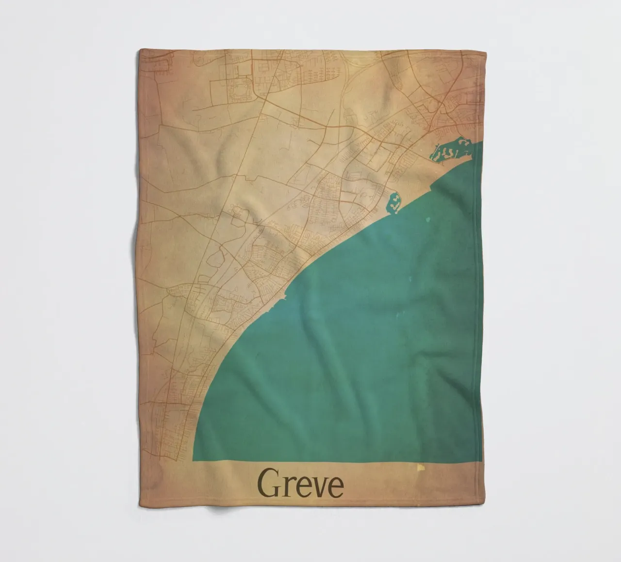 Greve DENMARK coperta in pile da WorldPrint