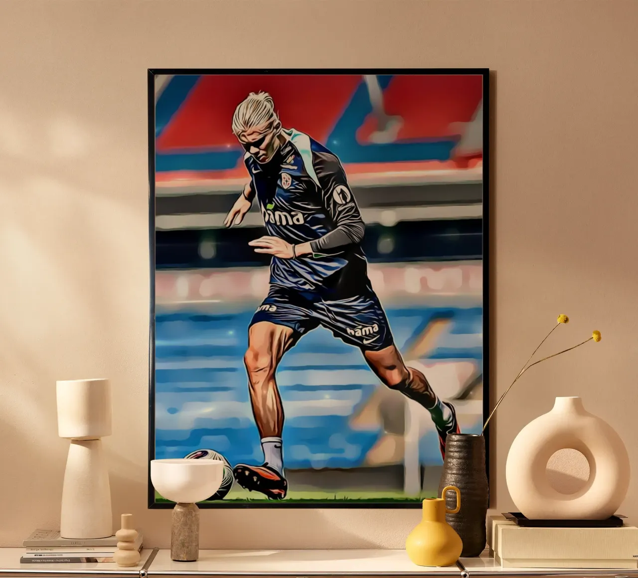 Erling Haaland Arte digitale poster da ArdanART