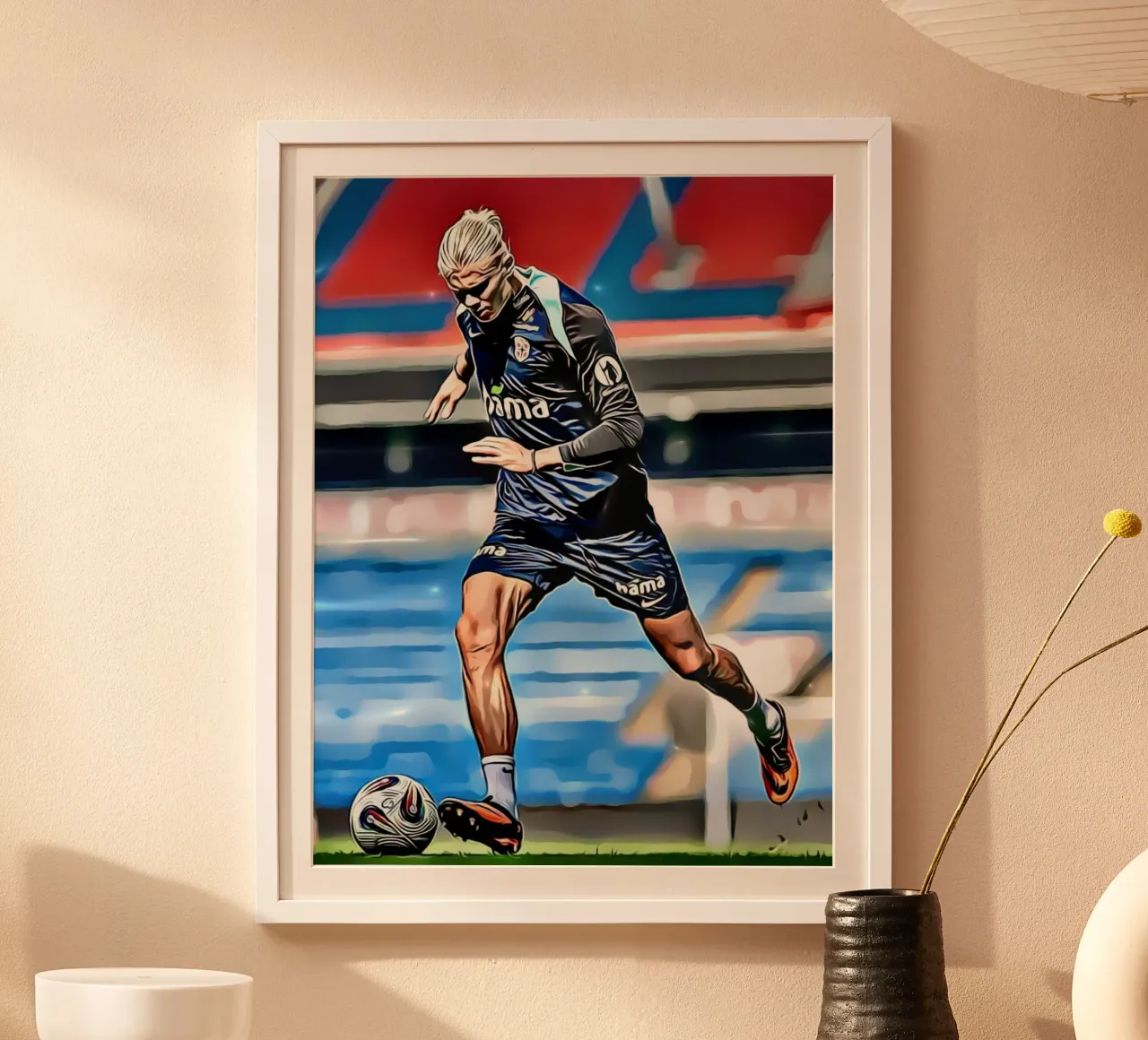 Erling Haaland Arte digitale poster da ArdanART