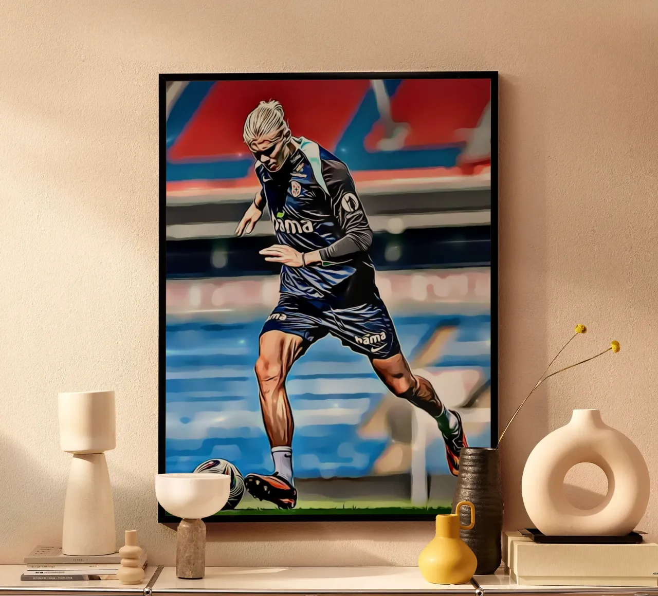 Erling Haaland Arte digitale poster da ArdanART