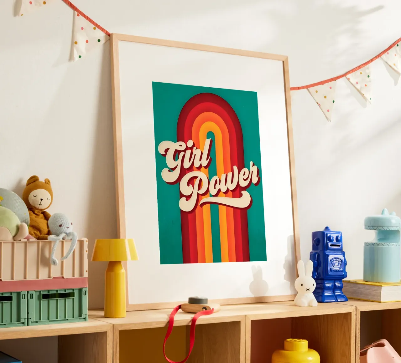 "Girl Power. poster da Type & Tape