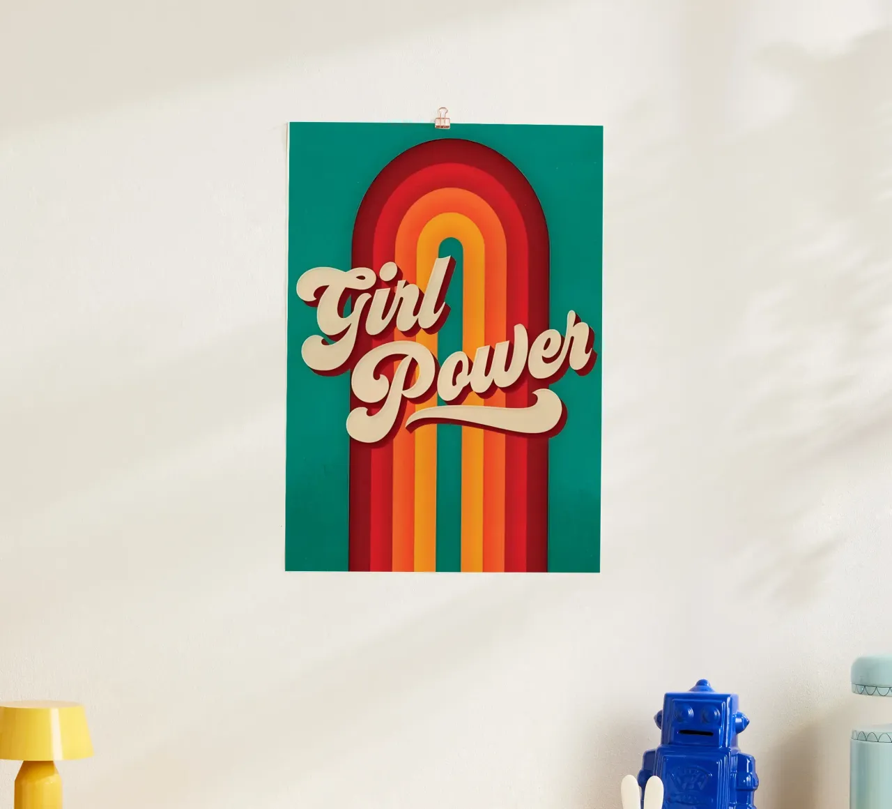 "Girl Power. poster da Type & Tape