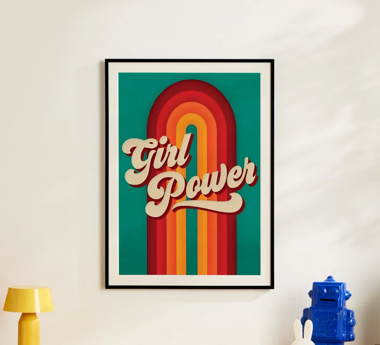 "Girl Power. poster da Type & Tape
