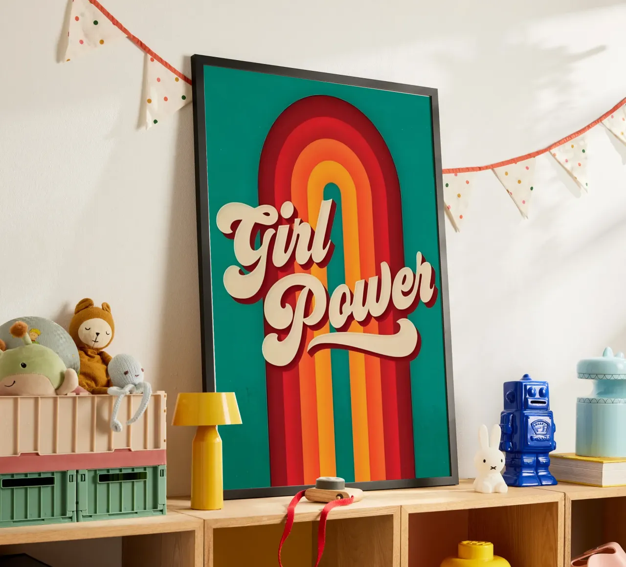 "Girl Power. poster da Type & Tape