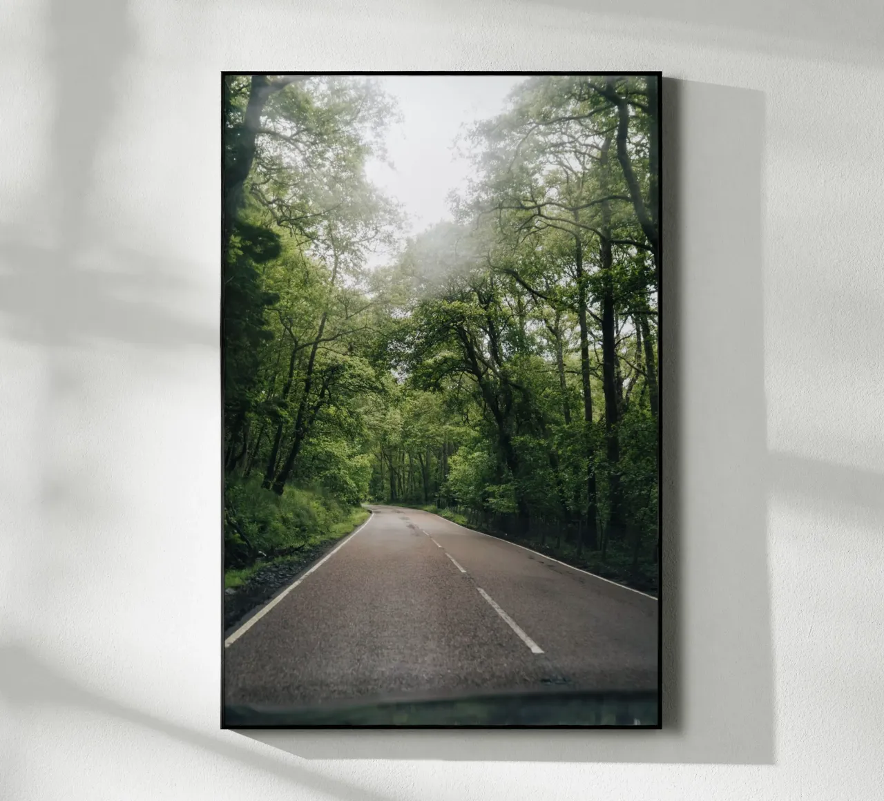 Forest Road acryl van Lena Stamm