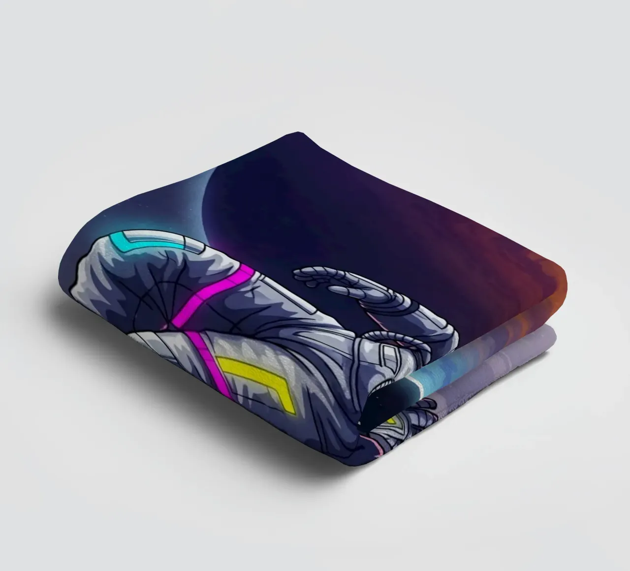 Astronauts are relaxing towel by Lembayung art