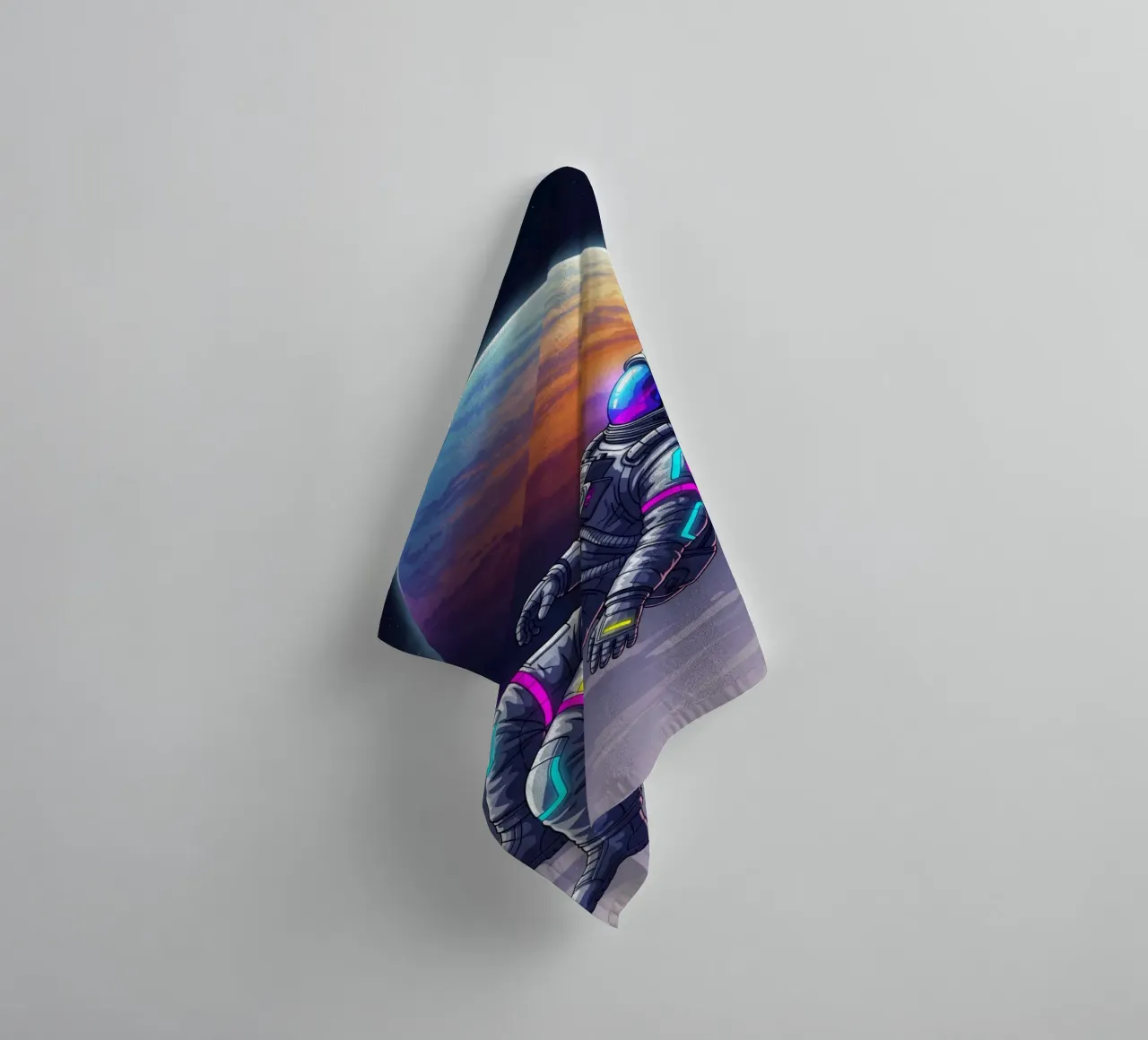 Astronauts are relaxing towel by Lembayung art