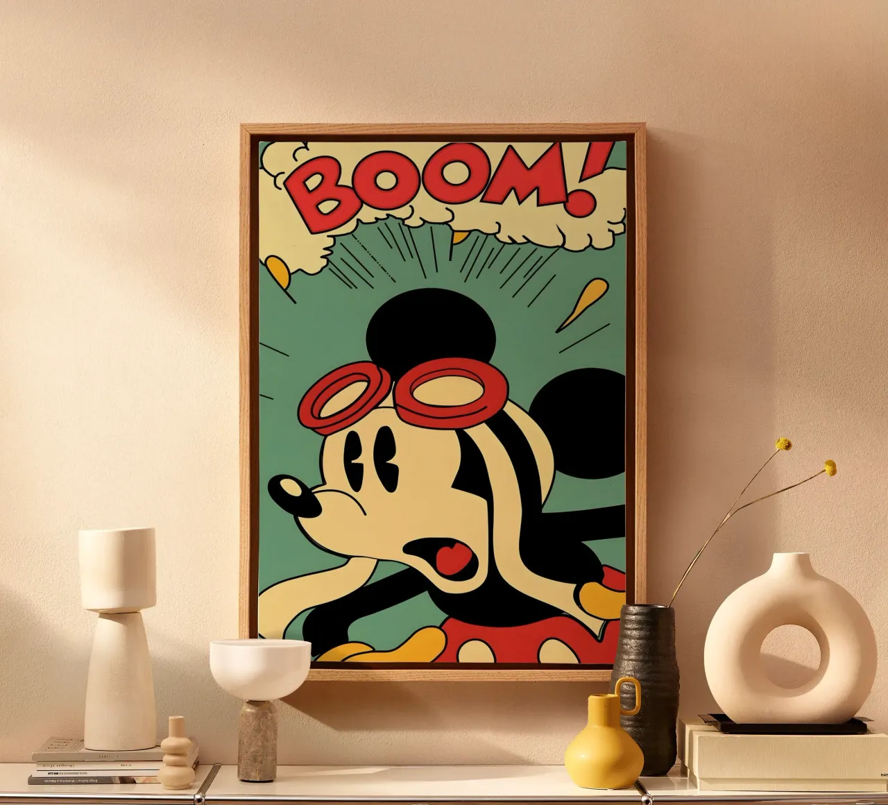 BOOM tela con Cornice a cassetta da Type & Tape