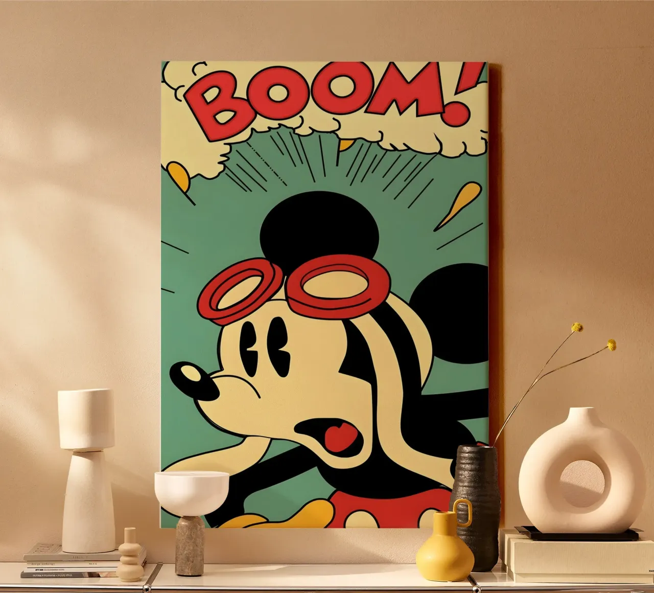 BOOM tela con Cornice a cassetta da Type & Tape