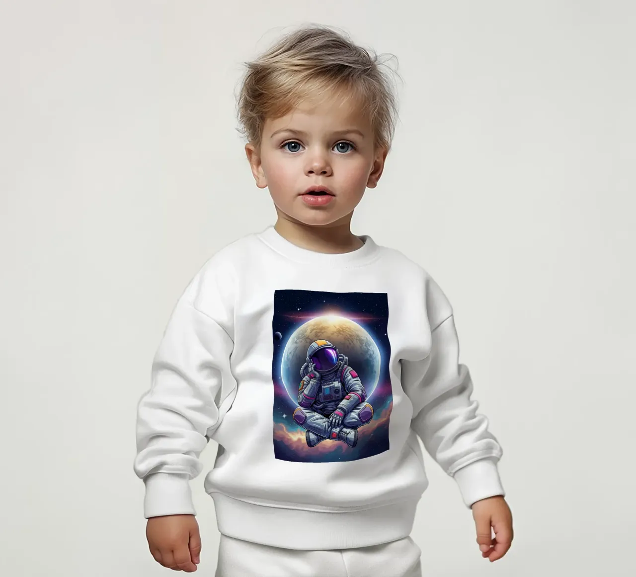 l'astronauta sogna ad occhi aperti felpa neonato da Lembayung art