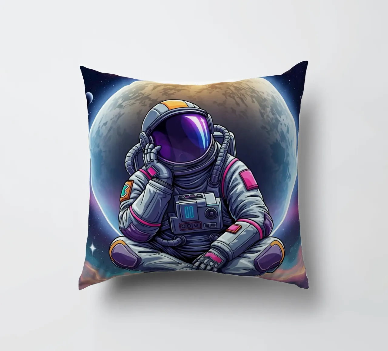 l'astronauta sogna ad occhi aperti cuscino da Lembayung art