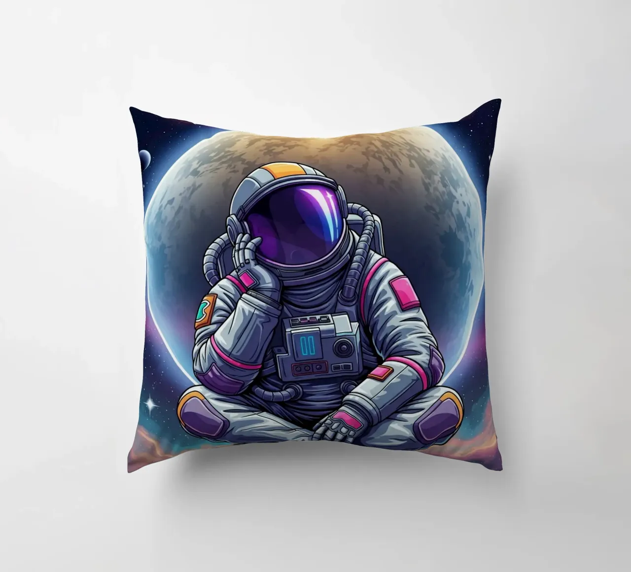 l'astronauta sogna ad occhi aperti cuscino da Lembayung art