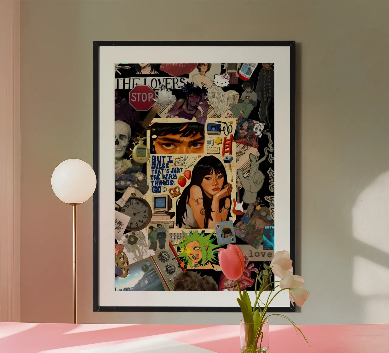 aesthetic artwork poster da Type & Tape