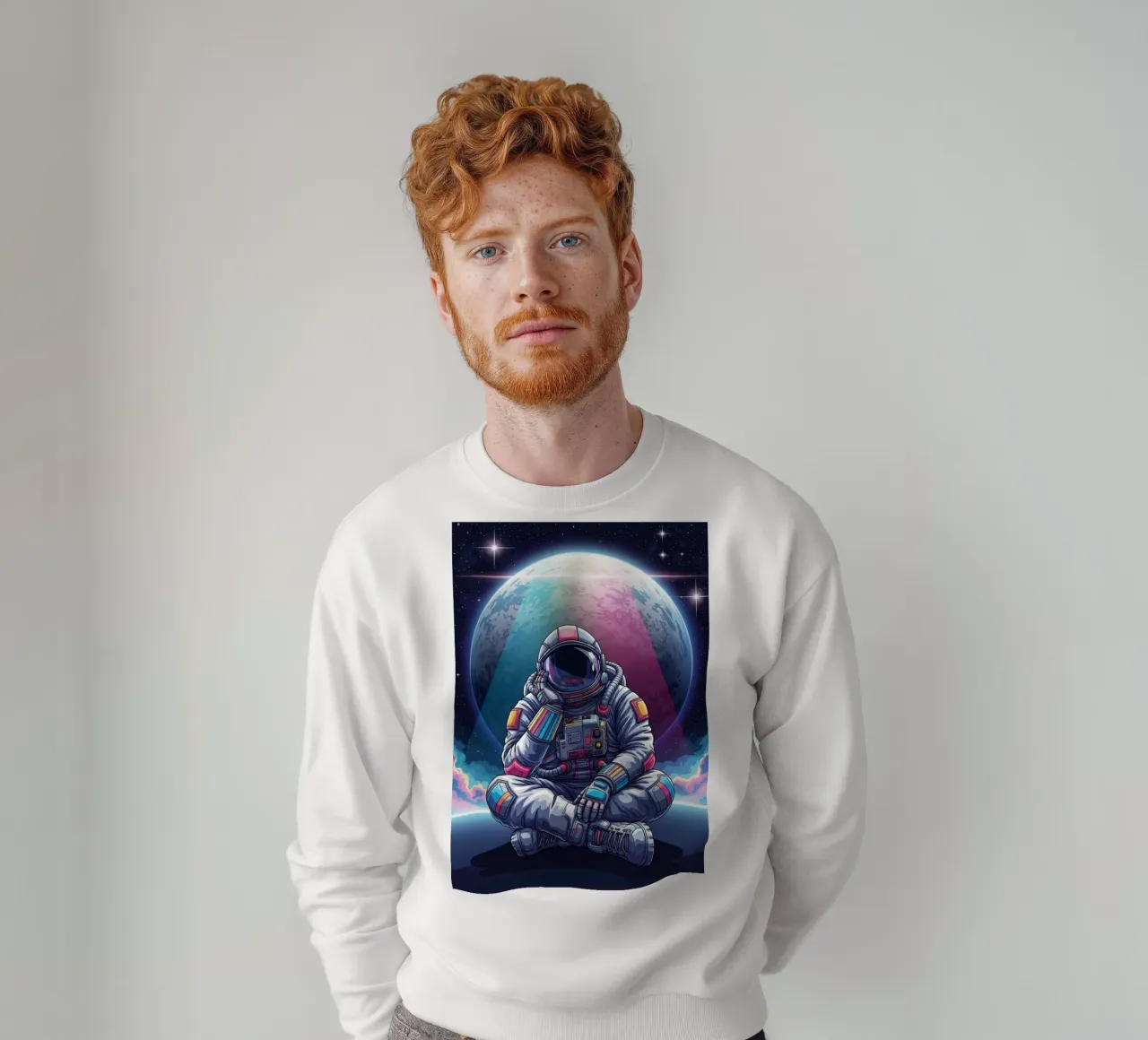 L'atronauta sta sognando ad occhi aperti felpa da Lembayung art