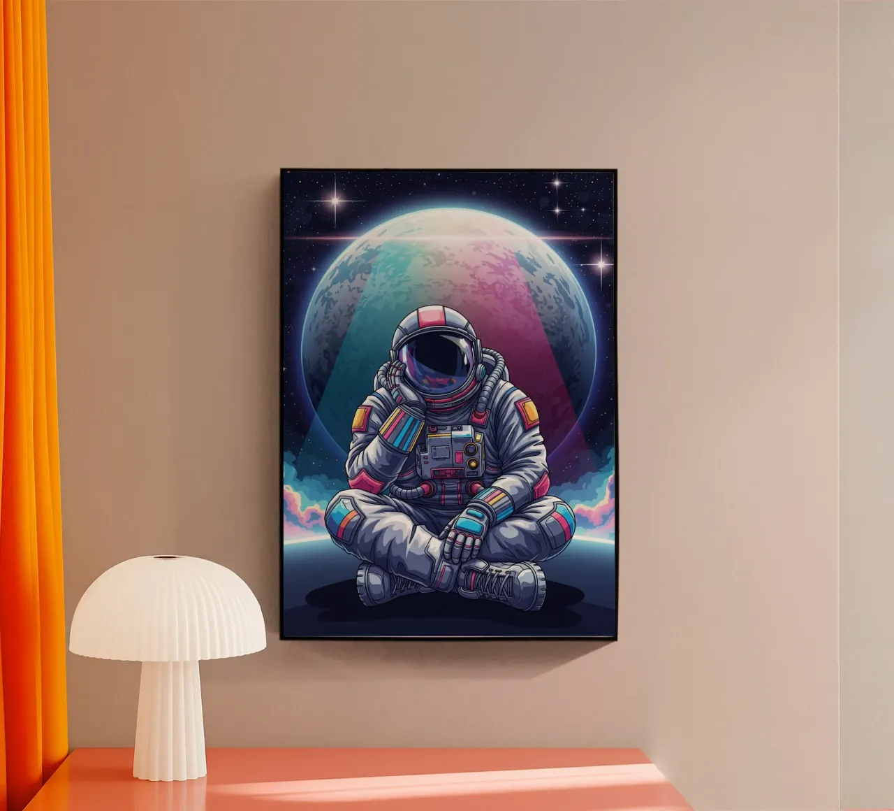 L'atronauta sta sognando ad occhi aperti plexiglass da Lembayung art