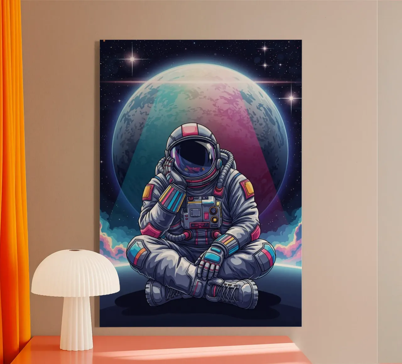 L'atronauta sta sognando ad occhi aperti plexiglass da Lembayung art