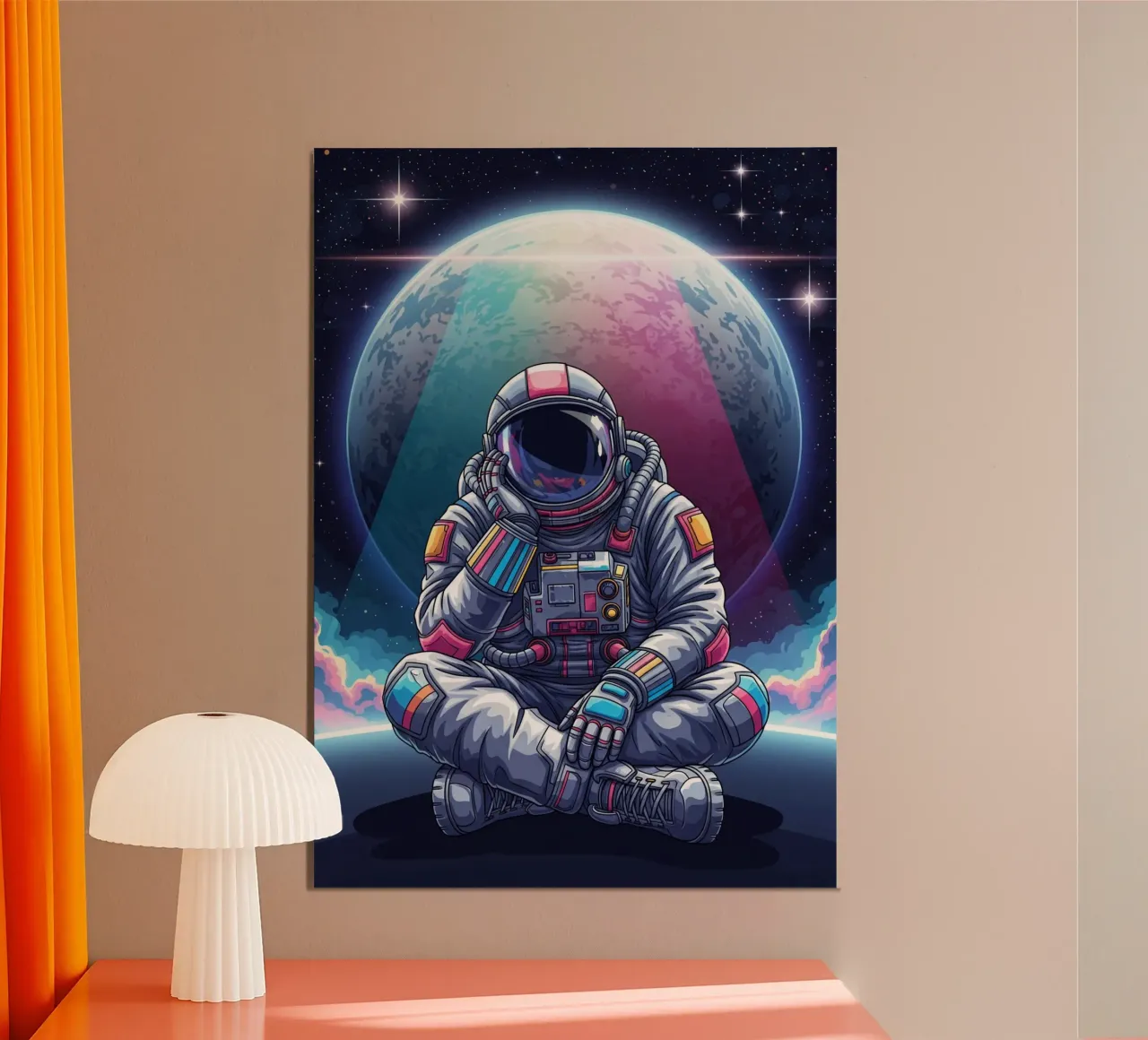 L'atronauta sta sognando ad occhi aperti poster da Lembayung art