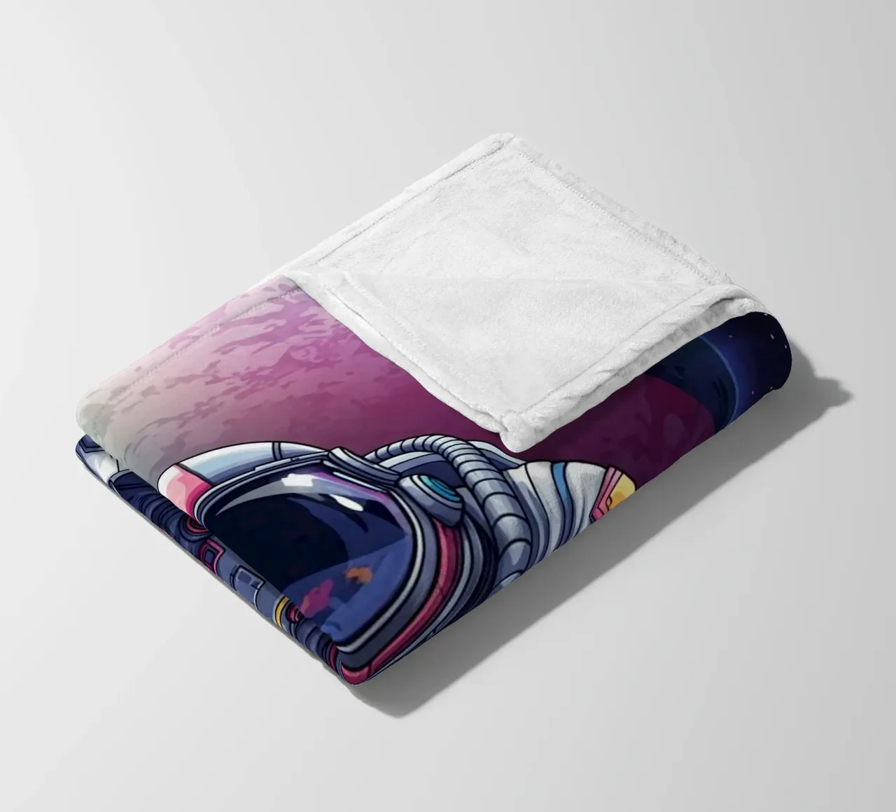 L'atronauta sta sognando ad occhi aperti coperta in pile da Lembayung art