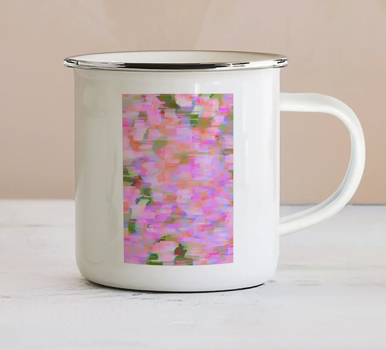 Rosa Haze tazza in smalto da 83oranges