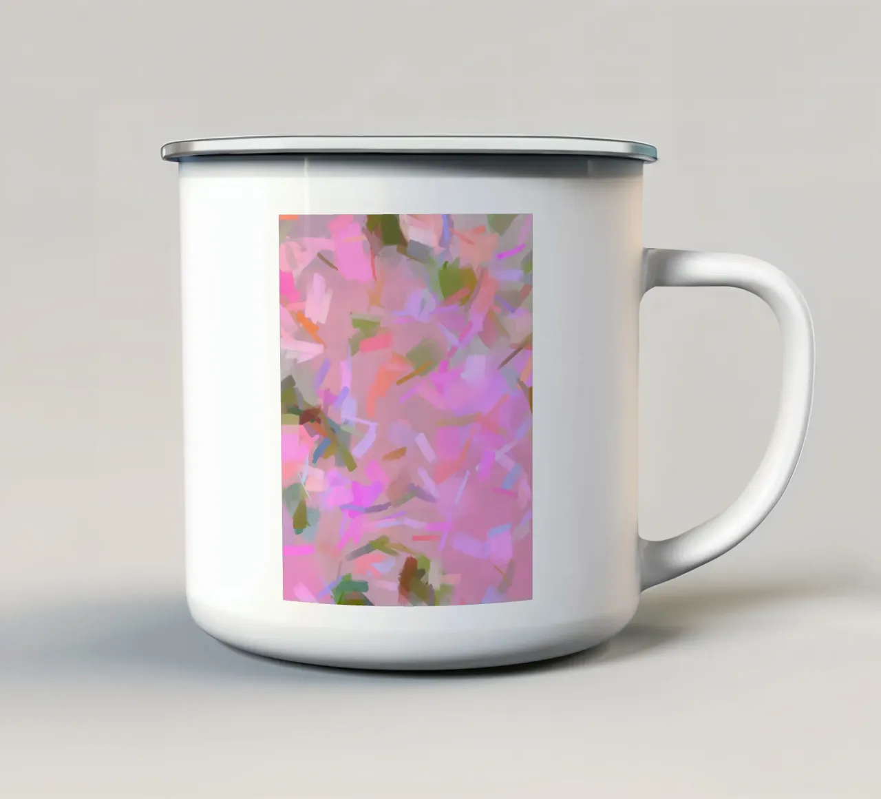 Sussurri in rosa tazza in smalto da 83oranges