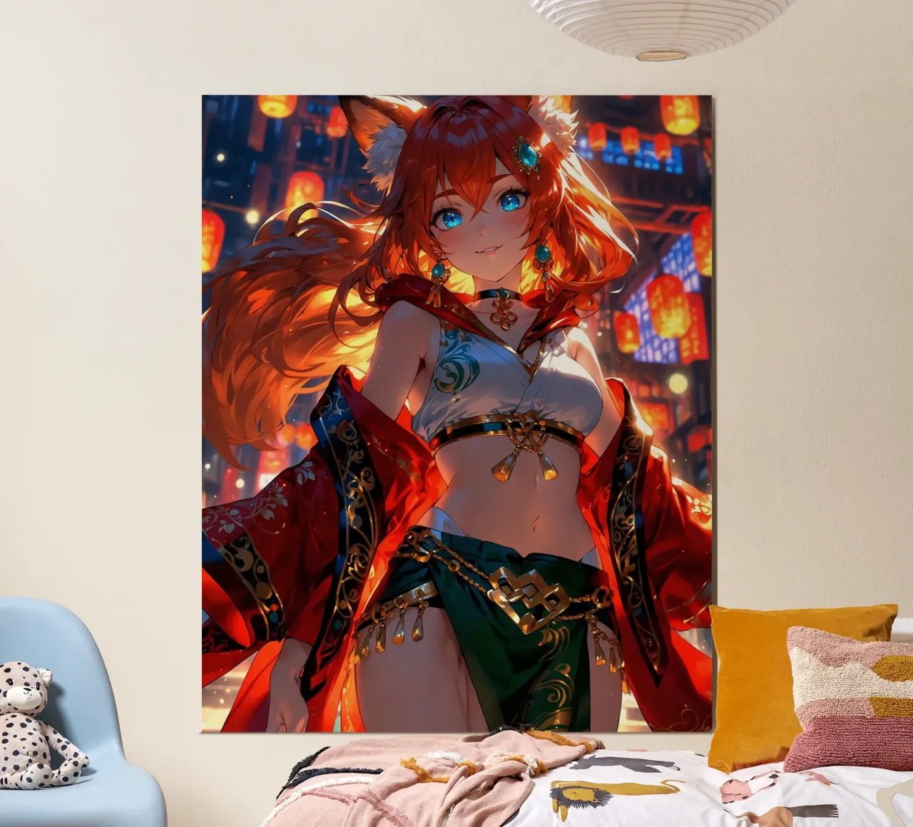 Bella ragazza Anime poster da Voxel Visionaries