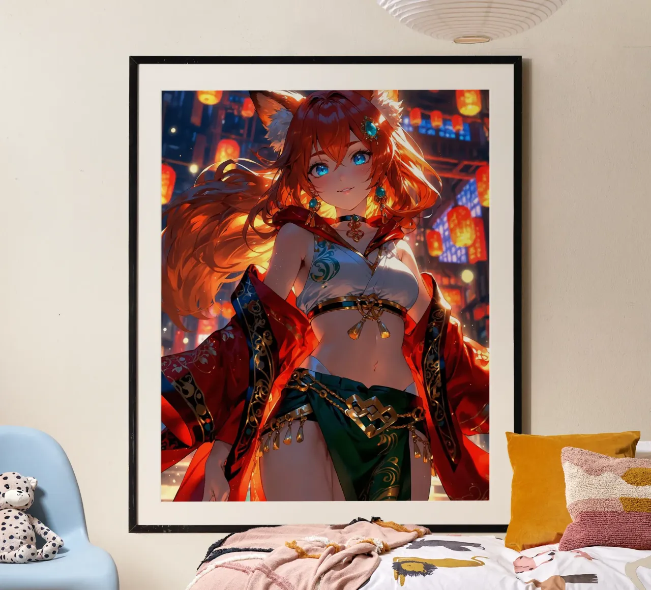 Bella ragazza Anime poster da Voxel Visionaries