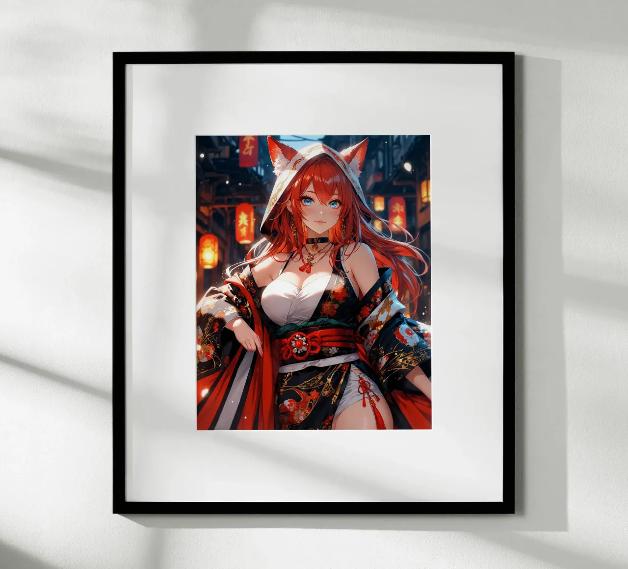 Bella ragazza Anime poster da Voxel Visionaries