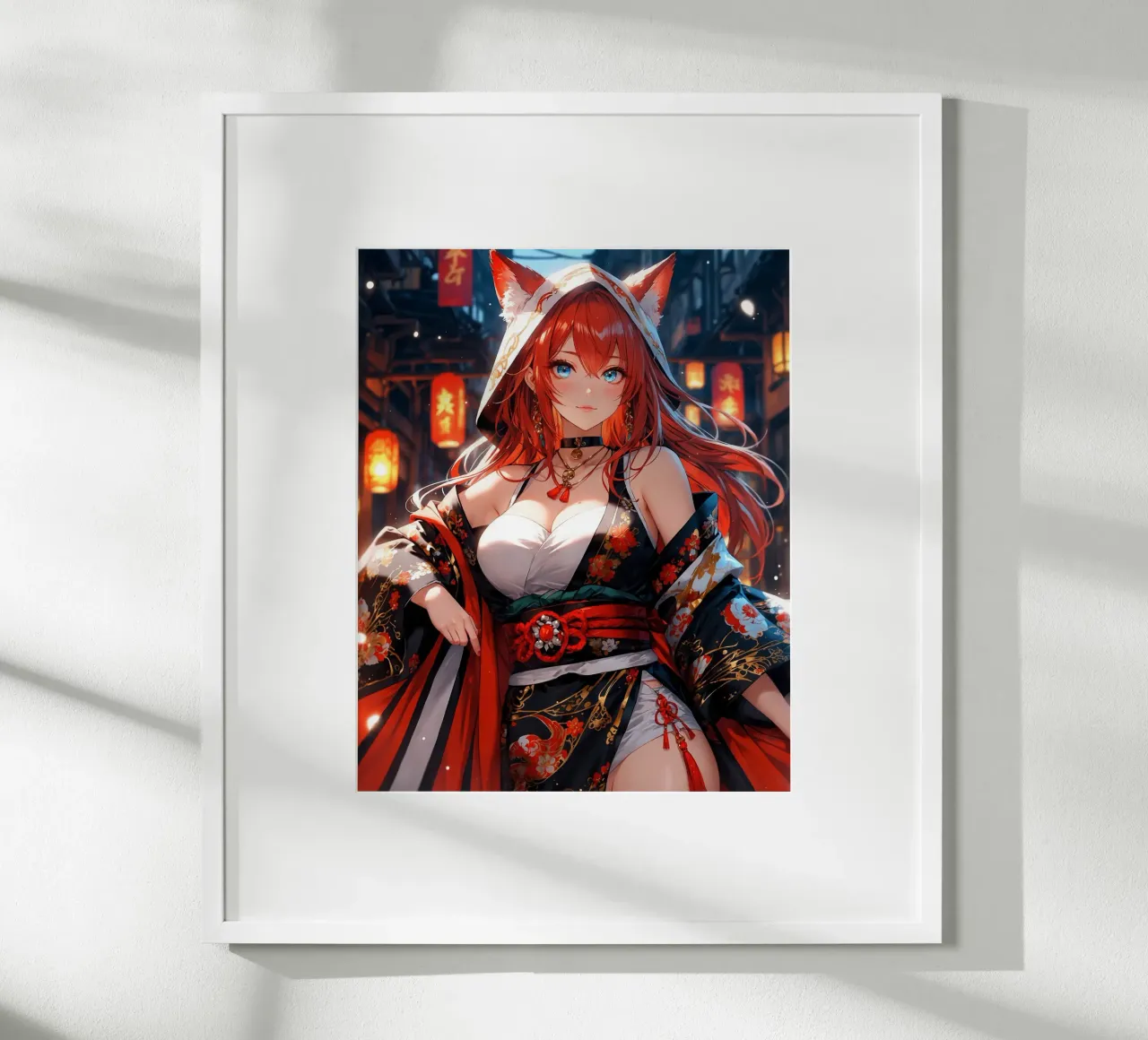 Bella ragazza Anime poster da Voxel Visionaries