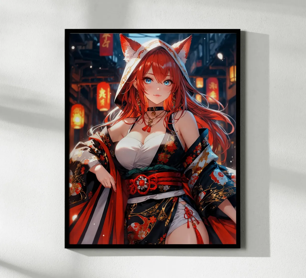 Bella ragazza Anime poster da Voxel Visionaries