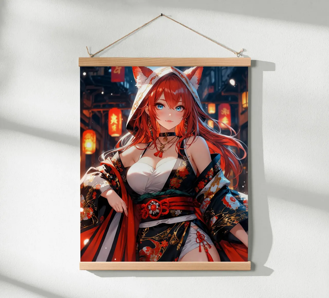 Bella ragazza Anime poster da Voxel Visionaries